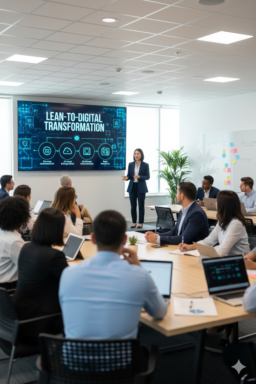 Lean-to digital transformation workshop